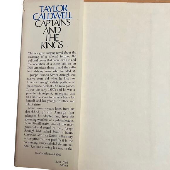 Captains and the Kings - First Edition By Taylor Caldwell - Picture 3 of 11